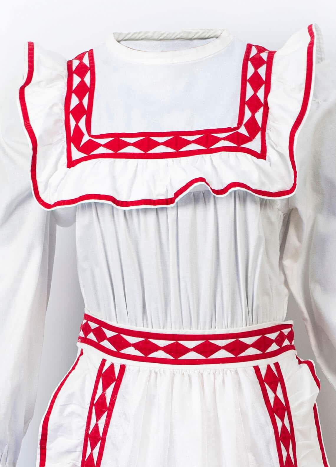 Choctaw Traditional Ribbon Dress with Diamond Pattern